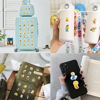100 Chiếc The Simpsons Hoạt Hình Dán Graffiti DIY Ván Trượt Laptop Hành Lý PVC Chống Thấm Nước Miếng Dán