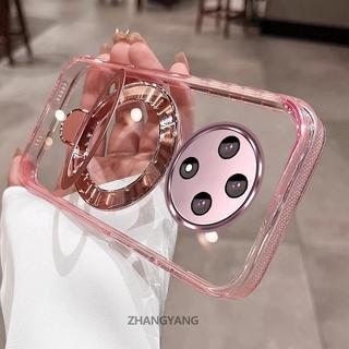 Ốp Lưng Cho OPPO reno 12F 5G Ốp Điện Thoại Silicon Trong Suốt Độ Nét Cao Thẩm Mỹ Lỗ Chân Đế Thiết Kế Mới Với Ống Kính Phim