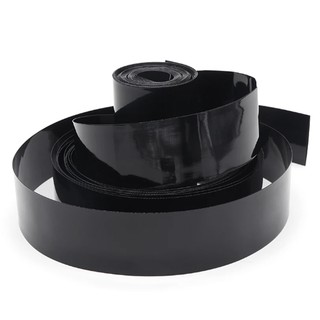 Đen 18650 Pin Lipo PVC Heat Shrink Tube Pack 7mm ~ 300mm Chiều Rộng Màng Cách Nhiệt Bọc Vỏ lithium Vỏ Cáp
