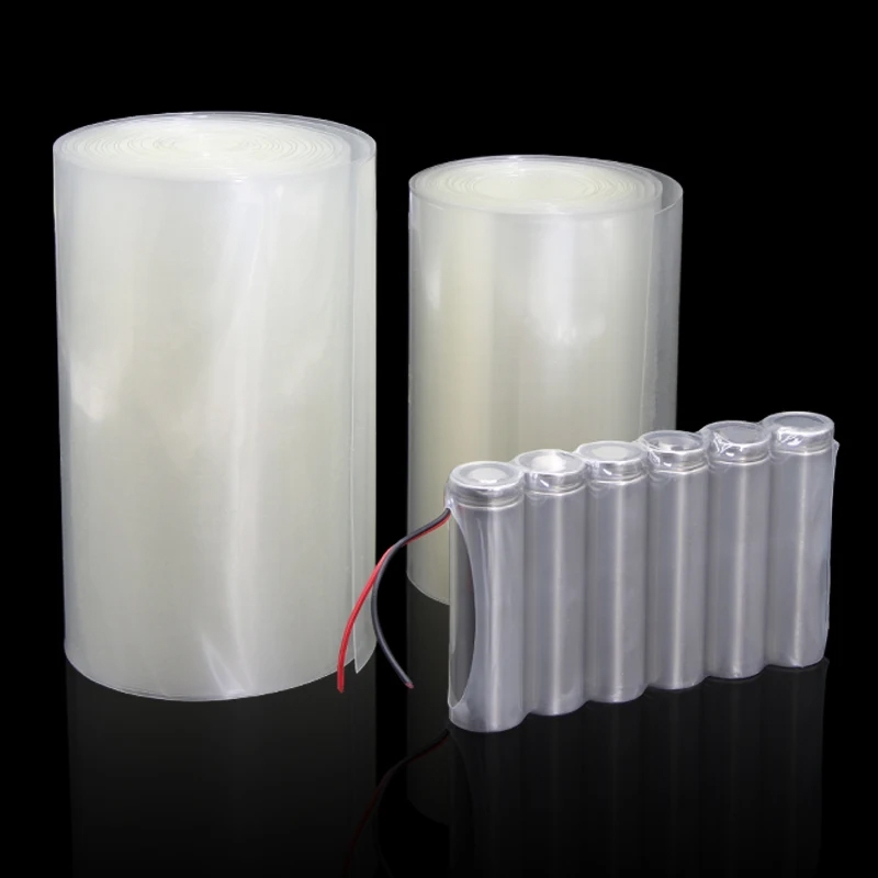 Ống co nhiệt PVC Chiều rộng ống cách nhiệt 7mm ~ 300mm Vỏ bọc màng Lithium Vỏ cáp Chống ẩm Chống bụi Trắng / Trong suốt