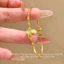 Dây chuyền titan cao cấp không gỉ mạ vàng 18k mặt hình bướm lấp lánh thời trang trẻ trung