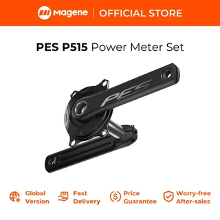 Magene PES P515 Đồng Hồ Đo Điện 4 Bu Lông 110BCD 24 Mm Hai Mặt Bàn Đạp Cân Bằng Crankset Chainring Cho Shimano