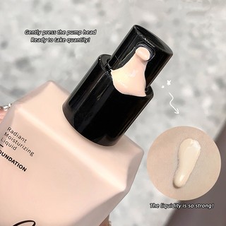GEGE BEAR Liquid Foundation 30ML - Bảo hiểm làm sáng da tự nhiên Các nhược điểm trên mặt Lâu trôi Chống thấm nước Chống thấm nước Kem nền bóng Trang điểm GX1313