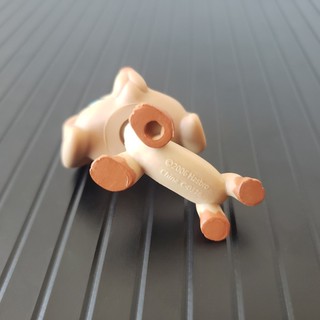 Cửa hàng thú cưng nhỏ nhất 518 Dachshund Dog Tan Brown w / Blue Teardrop Eyes LPS Đồ chơi chó con