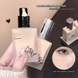 GEGE BEAR Liquid Foundation 30ML - Bảo hiểm làm sáng da tự nhiên Các nhược điểm trên mặt Lâu trôi Chống thấm nước Chống thấm nước Kem nền bóng Trang điểm GX1313
