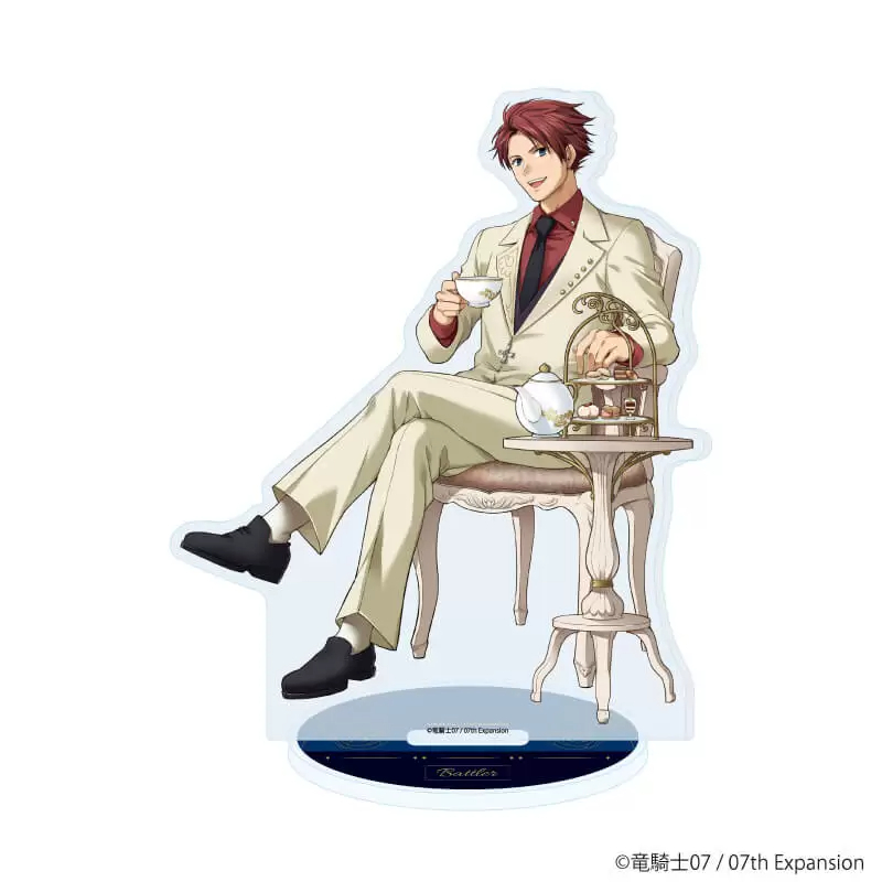 Umineko Khi Họ Khóc - Tiệc Trà Ver. Ushiromiya Battler & Beatrice Acrylic Đứng Hình Anime Merch Sưu Tập