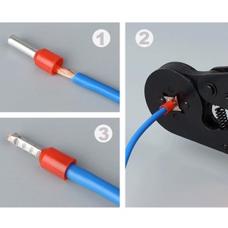 Đầu nối dây cáp VE Series Đầu nối ống điện Thiết bị đầu cuối cách nhiệt Khối đầu cuối Dây uốn tay thiết bị đầu cuối