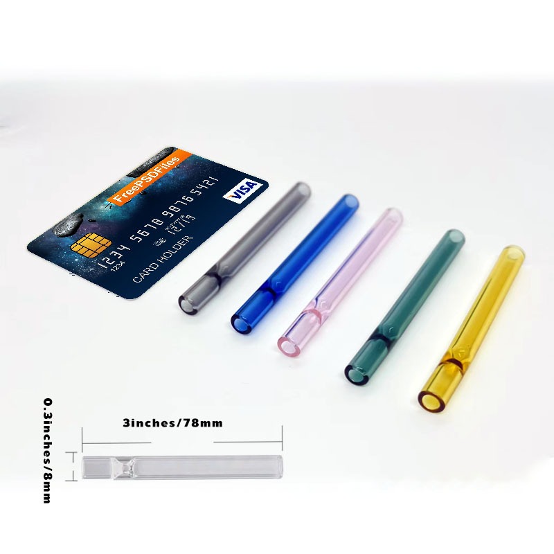 Ống hút ống thẳng thủy tinh Borosilicate 3 / 4 inch OG | Ống hút chịu nhiệt