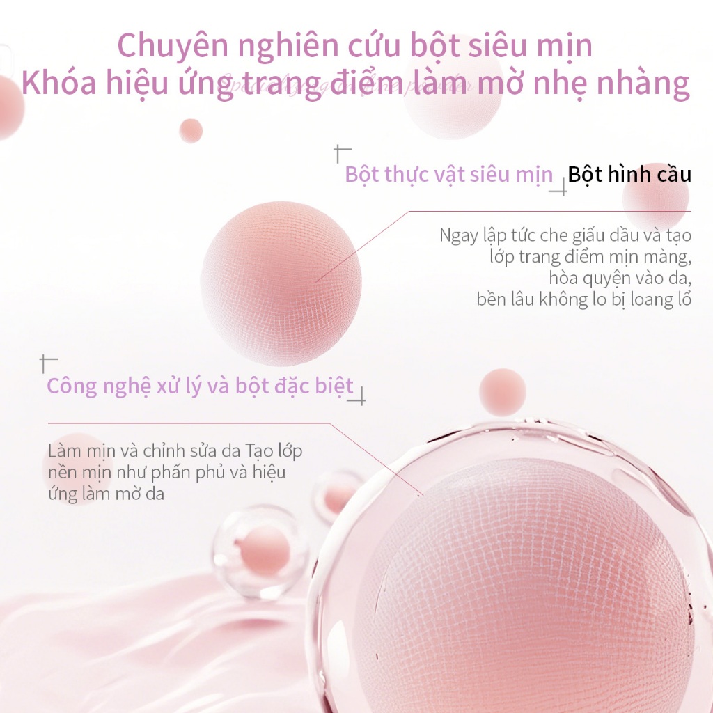 Phấn Phủ Mooekiss, Kiềm Dầu, Khóa Nền, Chống Nước Mồ Hôi, Mịn Nhẹ, Lâu Trôi (Bản Nâng Cấp) 10g