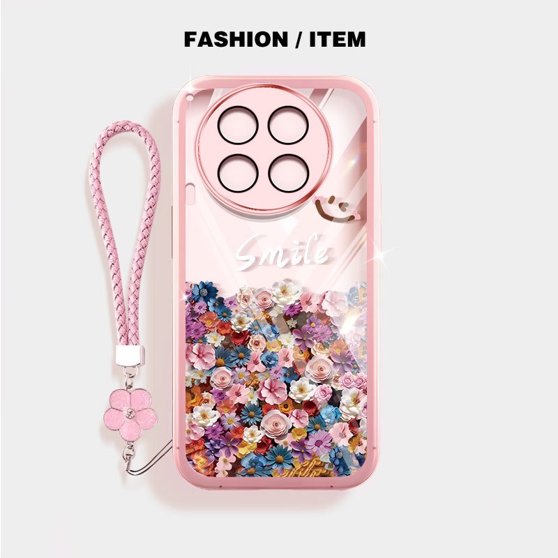 Ốp Điện Thoại YBD Cho Tecno Camon 30 Pro Camon 30S Pro CL6 CL6K CL7 CLA5 INS Phong Cách Người Nổi Tiếng Cùng Phong Cách Hoa Biển