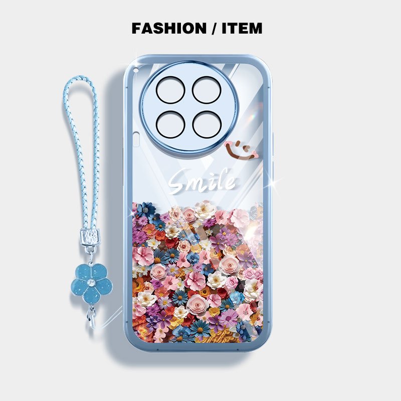 Ốp Điện Thoại YBD Cho Tecno Camon 30 Pro Camon 30S Pro CL6 CL6K CL7 CLA5 INS Phong Cách Người Nổi Tiếng Cùng Phong Cách Hoa Biển