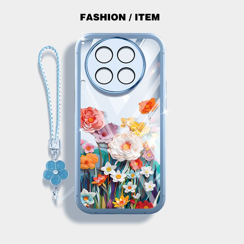 Ốp Điện Thoại YBD Cho Tecno Camon 30 Pro Camon 30S Pro CL6 CL6K CL7 CLA5 INS Phong Cách Người Nổi Tiếng Cùng Phong Cách Hoa Biển