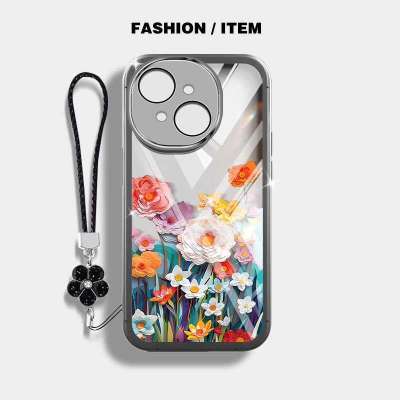Ốp Điện Thoại YBD Cho Tecno Spark Go 1S Spark Go 1 2024 ITEL A50C A06 Tecno POP 9 KL4h Spark Go 2025 INS Style Người Nổi Tiếng Cùng Phong Cách Hoa Biển