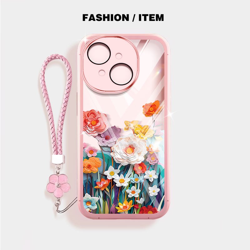 Ốp Điện Thoại YBD Cho Tecno Spark Go 1S Spark Go 1 2024 ITEL A50C A06 Tecno POP 9 KL4h Spark Go 2025 INS Style Người Nổi Tiếng Cùng Phong Cách Hoa Biển