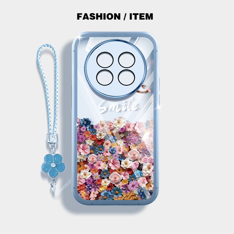 Ốp Điện Thoại YBD Cho Realme 12 Pro + Realme 12 12X Realme 13 5G Realme 12 Pro C65 5G Narzo 70X N65 INS Phong Cách Người Nổi Tiếng Cùng Phong Cách Hoa Biển
