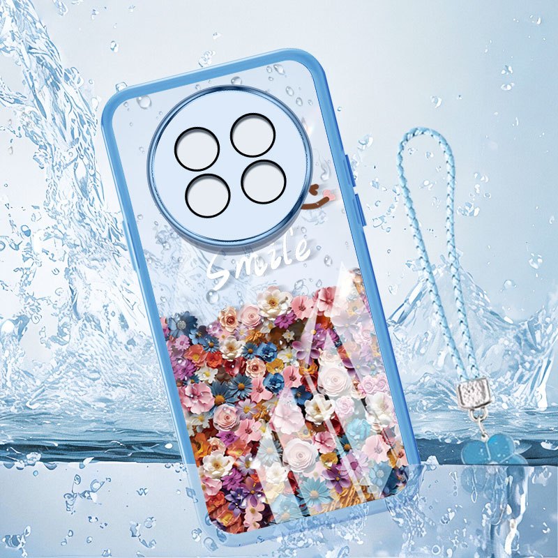 Ốp Điện Thoại YBD Cho Realme 12 Pro + Realme 12 12X Realme 13 5G Realme 12 Pro C65 5G Narzo 70X N65 INS Phong Cách Người Nổi Tiếng Cùng Phong Cách Hoa Biển