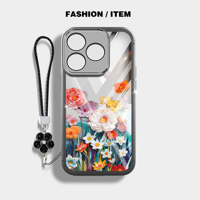 Ốp Điện Thoại YBD Cho Realme Note 80 70 70T C63 C61 C65S INS Phong Cách Người Nổi Tiếng Cùng Phong Cách Hoa Biển