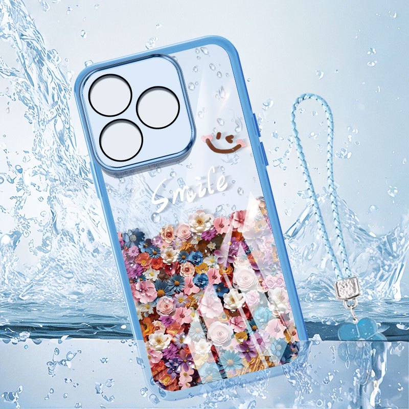 Ốp Điện Thoại YBD Cho Realme Note 80 70 70T C63 C61 C65S INS Phong Cách Người Nổi Tiếng Cùng Phong Cách Hoa Biển