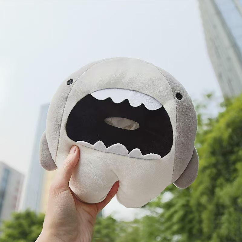 Hộp đựng khăn giấy ô tô Búp bê sang trọng dễ thương Treo tổ chức Bảo quản tay vịn sáng tạo