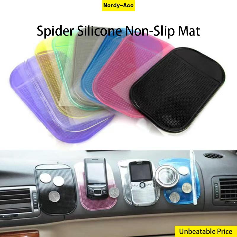 Miếng Lót Chống Trơn Trượt Ô Tô Nhỏ Nhện Silicone Nước Hoa Trang Trí Phụ Kiện