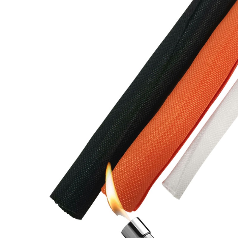 Tự Đóng PET Mở Rộng Tay Bện Bọc Cách Nhiệt Tự Đóng Cáp Tổ Chức Tự Đóng Tay Bảo Vệ Cáp