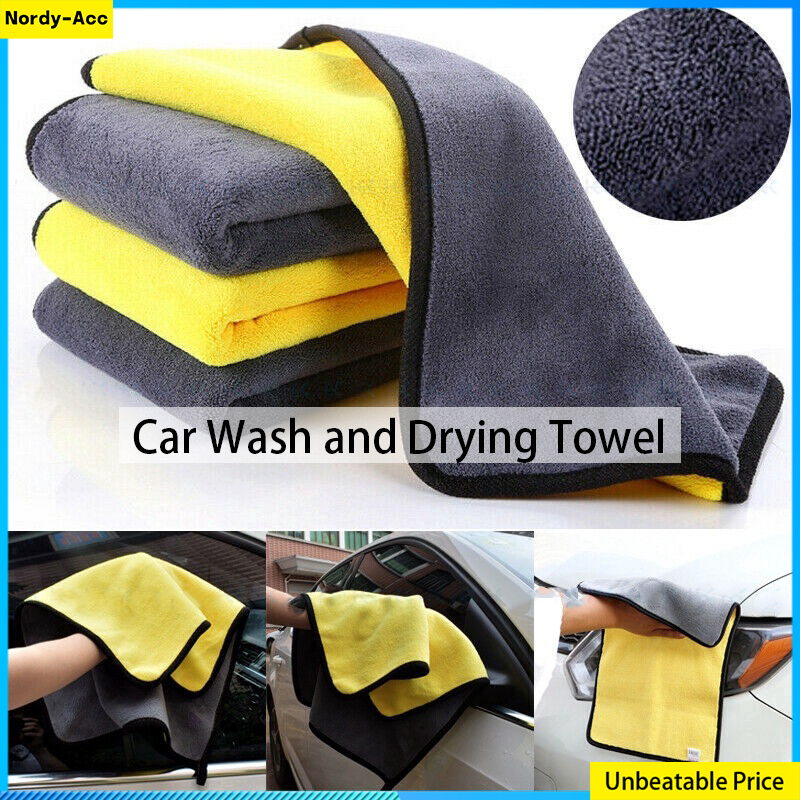 Khăn Rửa Xe 30x30cm Vải Sấy Microfiber Có Sẵn Phụ Kiện Vệ Sinh