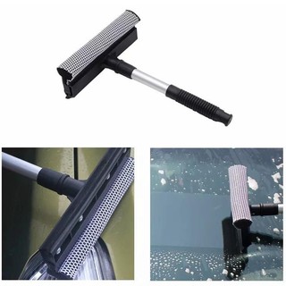 SEAMETAL Bàn chải làm sạch cửa sổ ô tô Gương làm sạch kính Khăn lau hình chữ T Bàn chải bọt biển hai mặt Phòng tắm Dụng cụ làm sạch nhà bếp