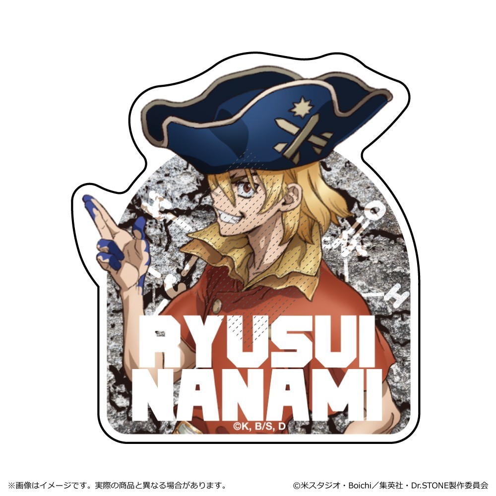Dr.STONE Acrylic Đứng Senku Ishigami Chrome Gen Asagiri Móc Khóa Acrylic Móc Khóa Anime Merch Bộ Sưu Tập Quà Tặng