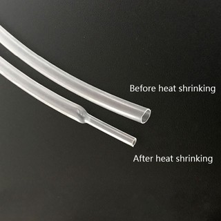 1Meter Ống co nhiệt Tường siêu mỏng 1 ~ 15mm 2: 1 Dây tai nghe co nhiệt linh hoạt Dây cáp âm thanh Vỏ bọc bọc