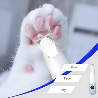 Cat Paw Tông Đơ Cho Chó Con Mèo Con Paw Tông Đơ Có Đèn Led 50Db Tiếng Ồn Thấp Không Dây Nhỏ Cho Thú Cưng Chó Cắt Chải Lông Cho Bàn Chân Tai Mặt Rump
