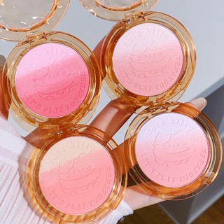 Cute Kitty Palette Má Hồng Chuyển Sắc XIXI - Chống Thấm Nước Cao Sắc Tố Phong Cách Hàn Quốc Tự Nhiên Trang Điểm Khỏa Thân Phấn Má Hồng M04