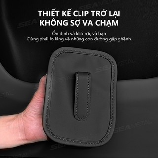 SEAMETAL Cửa Ô Tô Cốc Hộp Đựng Mặt Sau Kẹp Thiết Kế Giá Đựng Đồ Uống Thùng Chứa Đồ Đa Năng Ghế Ô Tô Lưng Cốc Nước Hộp Người Tổ Chức Bỏ Túi