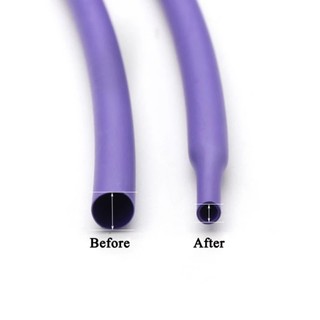 Đường kính 1 ~ 50mm Ống co nhiệt Polyolefin Bảo vệ bọc dây Tỷ lệ co 2: 1 Vỏ cáp cách nhiệt Màu xám / Cam / Nâu / Tím