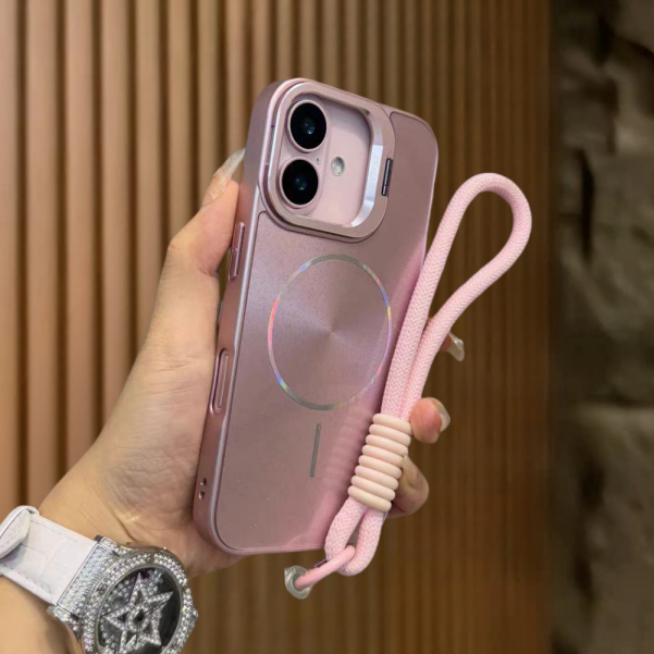 Ốp lưng cứng lấp lánh có dây buộc tương thích cho iPhone 11 12 pro max 13 pro max 14 pro max 15 pro max 16 pro max 17 pro max