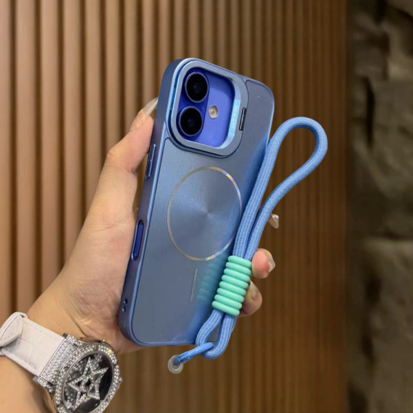 Ốp lưng cứng lấp lánh có dây buộc tương thích cho iPhone 11 12 pro max 13 pro max 14 pro max 15 pro max 16 pro max 17 pro max