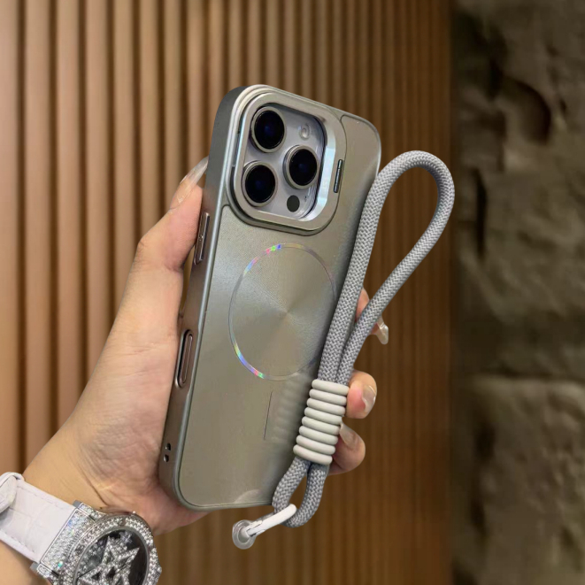 Ốp lưng cứng lấp lánh có dây buộc tương thích cho iPhone 11 12 pro max 13 pro max 14 pro max 15 pro max 16 pro max 17 pro max