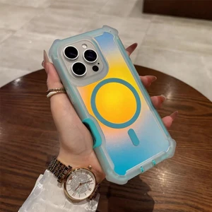 Ốp lưng cứng chống rơi 2 in1 / bốn góc có dây buộc tương thích cho iPhone 11 12 pro max 13 pro max 14 pro max 15 pro max 16 pro max
