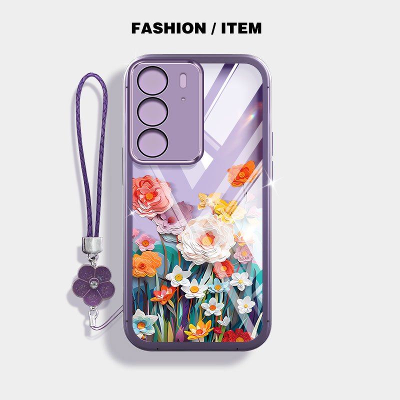 Ốp Điện Thoại YBD Cho OPPO A5 2025 OPPO A5i Pro INS Phong Cách Người Nổi Tiếng Cùng Phong Cách Hoa Biển
