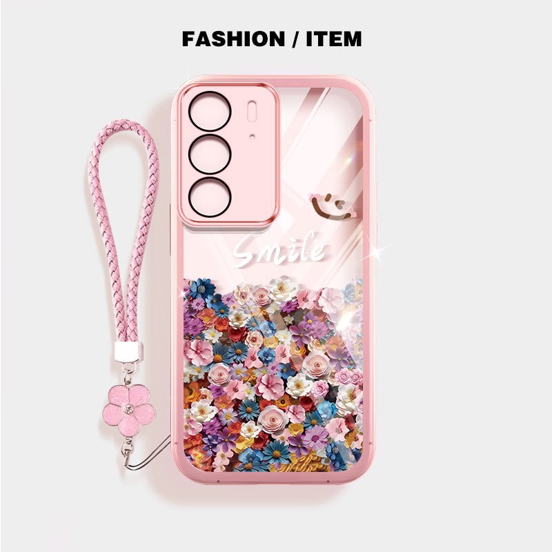 Ốp Điện Thoại YBD Cho OPPO A5 2025 OPPO A5i Pro INS Phong Cách Người Nổi Tiếng Cùng Phong Cách Hoa Biển