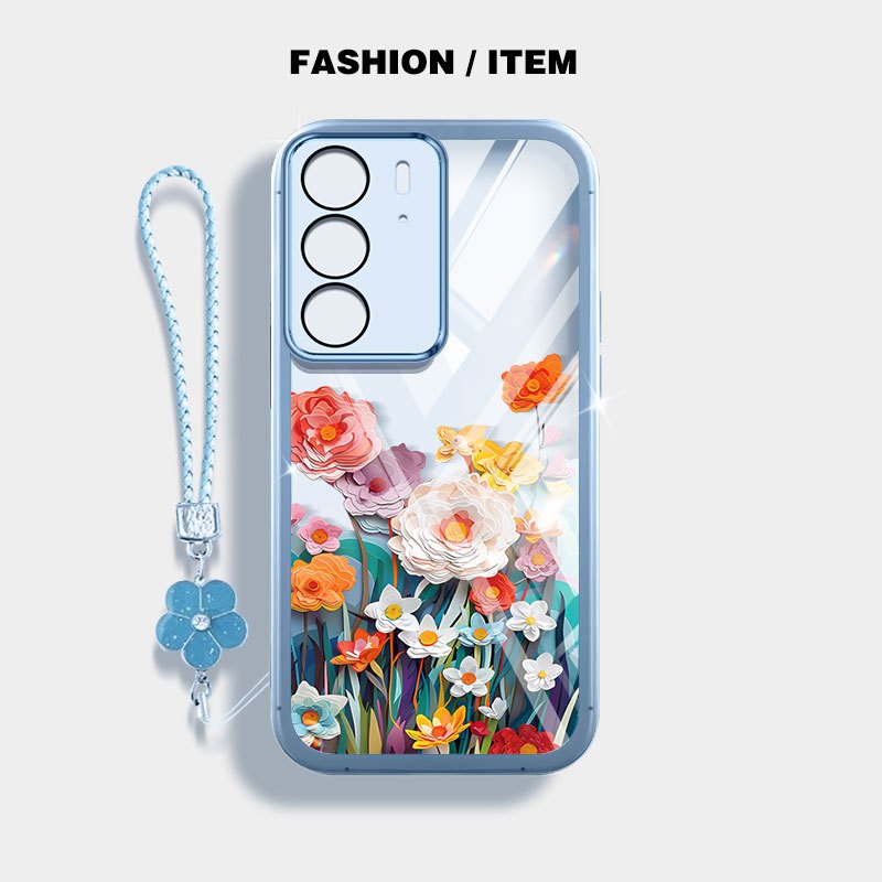 Ốp Điện Thoại YBD Cho OPPO A5 2025 OPPO A5i Pro INS Phong Cách Người Nổi Tiếng Cùng Phong Cách Hoa Biển