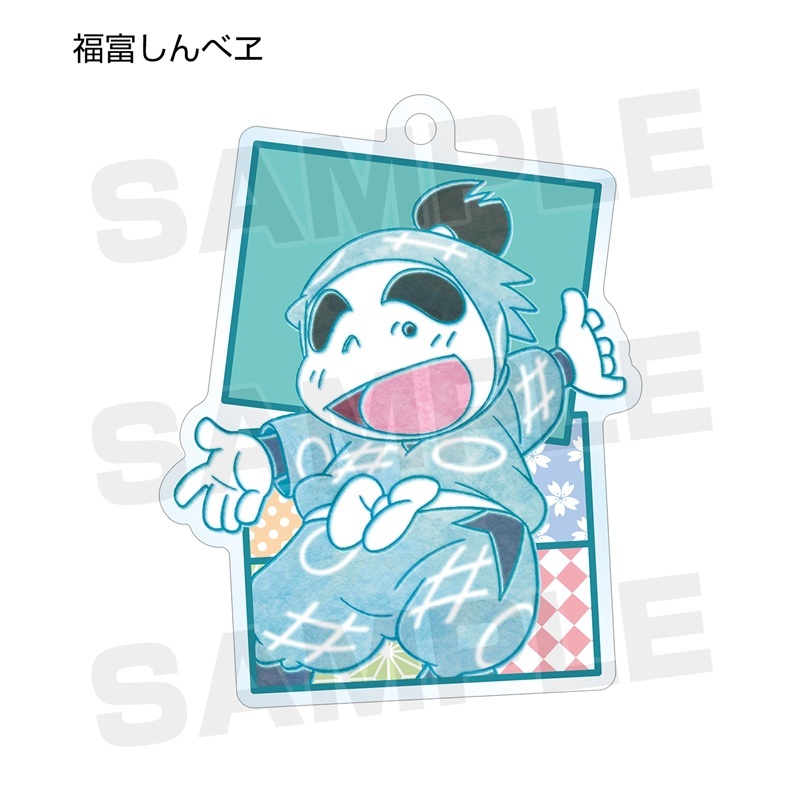 Nintama Rantarou Anime Acrylic Móc Khóa Bộ Giao Dịch Sưu Tập Ver.B Ba Lô Charm Hình Mặt Dây Chuyền
