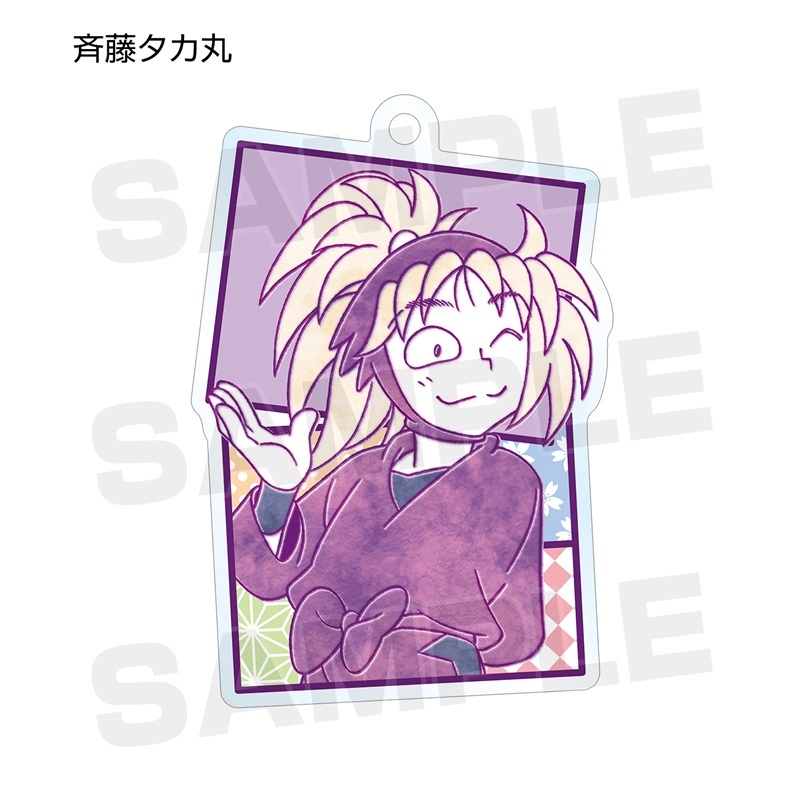 Nintama Rantarou Anime Acrylic Móc Khóa Bộ Giao Dịch Sưu Tập Ver.B Ba Lô Charm Hình Mặt Dây Chuyền