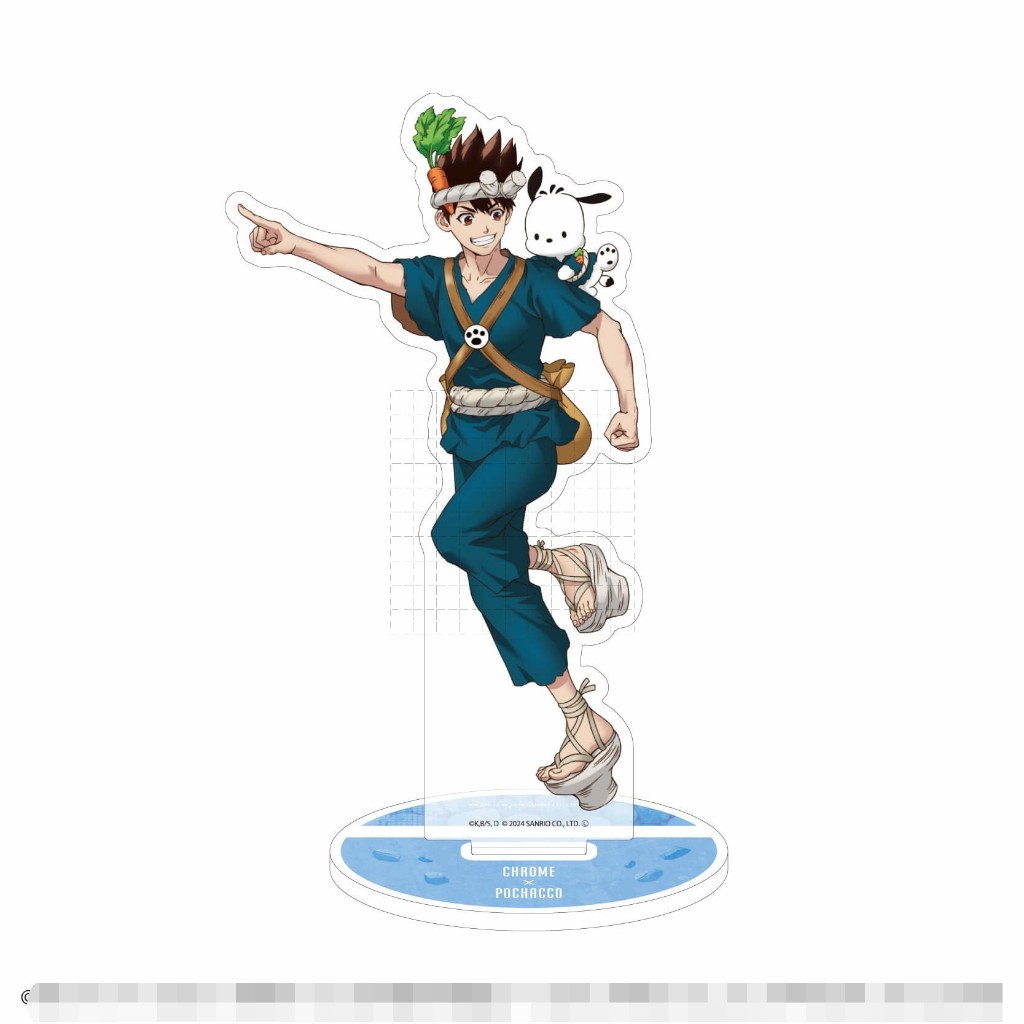Bác sĩ STONE Anime Acrylic Đứng - Senku Ishigami Gen Asagiri Bộ Sưu Tập Quạt Chibi Hình Manga Nhật Bản Merch