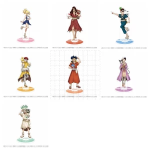 Bác sĩ STONE Anime Acrylic Đứng - Senku Ishigami Gen Asagiri Bộ Sưu Tập Quạt Chibi Hình Manga Nhật Bản Merch
