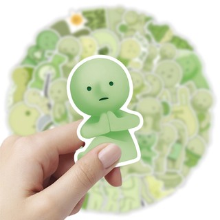 52 Chiếc Dễ Thương Kawaii Smiski Dán DIY Sổ Lưu Niệm Sổ Lưu Niệm Điện Thoại Nhật Ký Miếng Dán Chống Thấm Nước