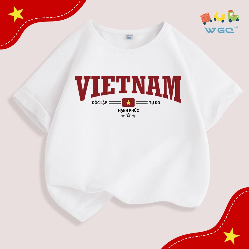 Áo thun bé trai / bé gái, vải Cotton nguyên chất, mềm mại thoáng khí, thích hợp cho in thắt lưng thể thao ngoài trời mùa hè