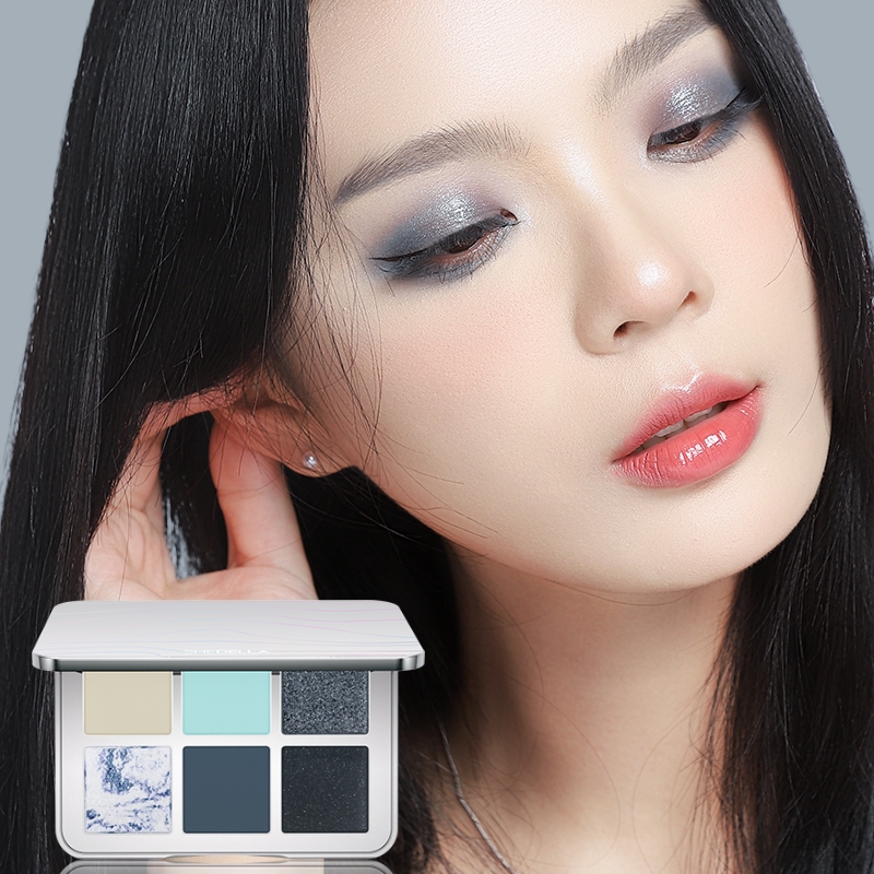 SHEDELLA Phấn Tạo Khối 6 Màu Dạng Lì - Lâu Trôi, Làm Sáng Da & Che Khuyết Điểm, Tạo Ánh Sáng Đa Chiều 6g | BigBuy360 - bigbuy360.vn