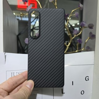 Ốp Điện Thoại Aramid Sợi Carbon Thật Từ Tính Cho Sony Xperia 1 VII 7th Matte Cứng Siêu Mỏng Chống Sốc Ốp Lưng Vỏ Ốp Lưng