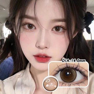 Yi tong Nan {Còn Hàng} Kính Áp Tròng Màu Làm Đẹp Với Đường Kính Lớn Đường Kính 14.0-14.5mm Trang Điểm Mắt Cho Nữ