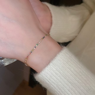 Drejew Zircon Lưới Hoa Hình Học Mở Lắc Tay Châu Âu Và Mỹ Tinh Tế Ánh Sáng Sang Trọng Retro Vòng Tay Niche Cao Cấp Tay Nữ
